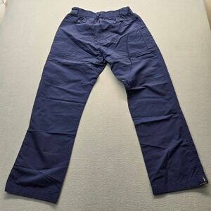 AFTCO Original Fishing Pants Mens 32 Navy Blue Quick Dry Technical Utility